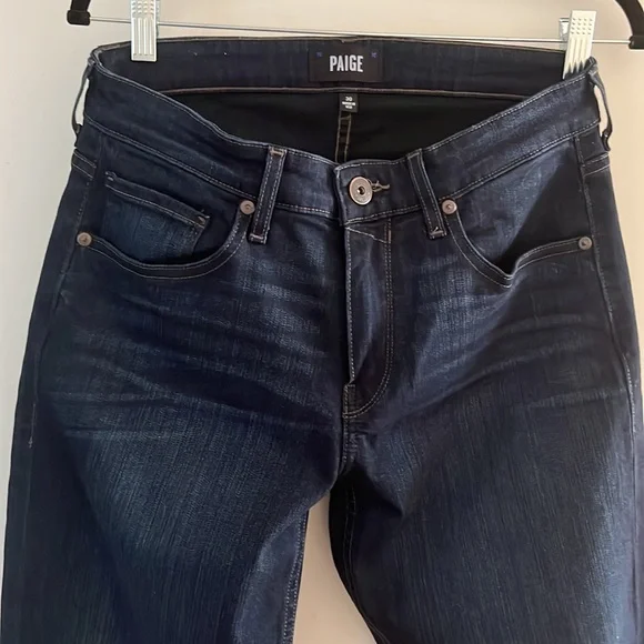 PAIGE dark wash  jeans LENNOX slim fit men size 30 - Picture 4 of 4
